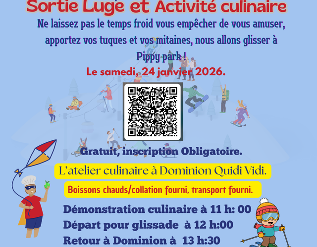Invitation - Sortie luge en famille !