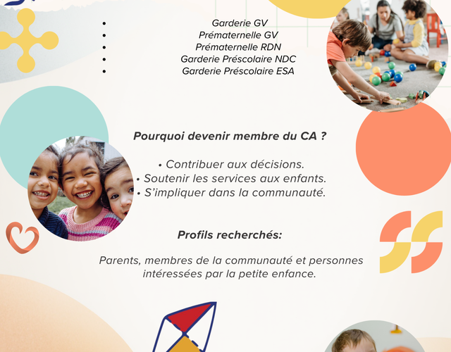 Assemblée générale annuelle et appel à candidatures - Conseil d'administration